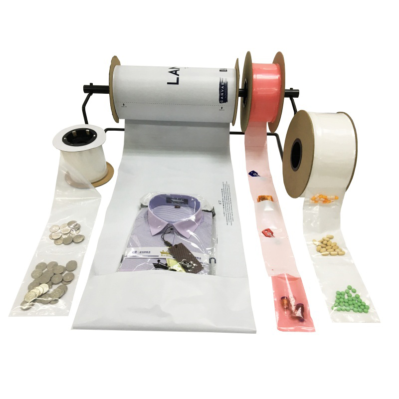 Auto Bags Manufacturer Custom Preopened Poly Bags on A Roll Adsure