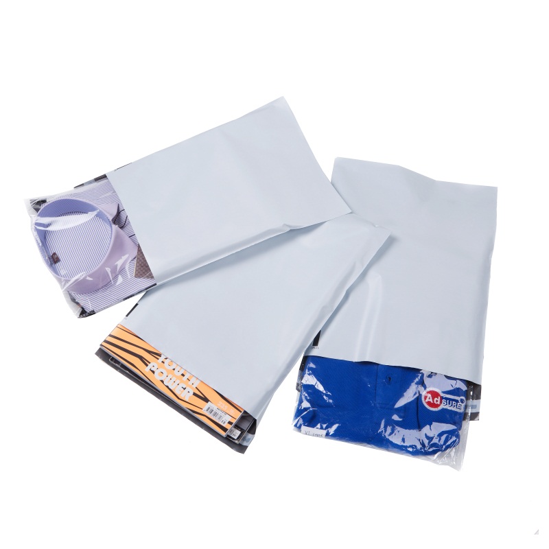 Plain White Poly Mailers Adsure