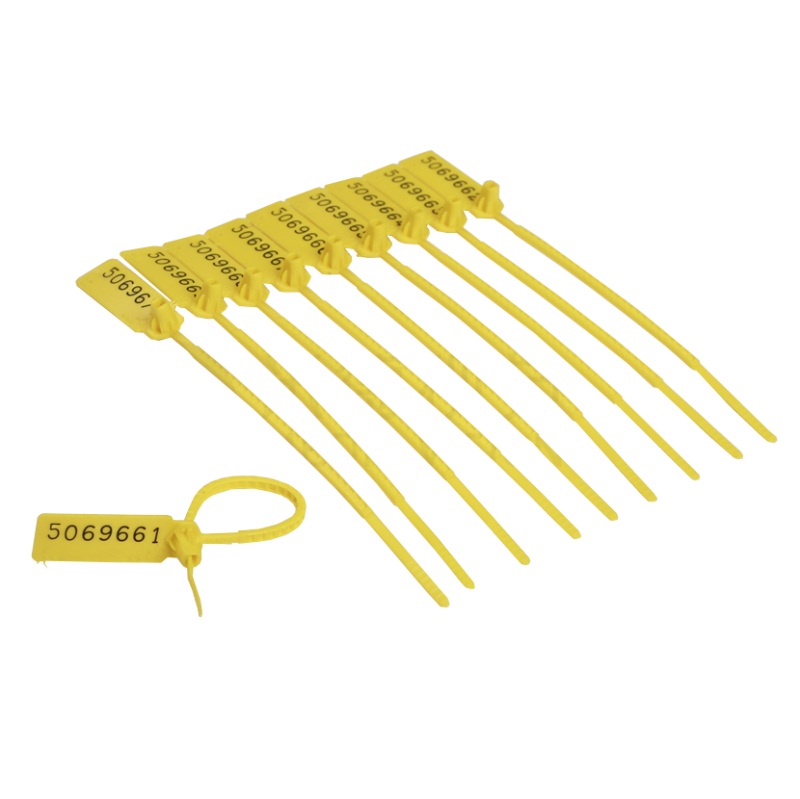 Vestil Blue Polypropylene Security Seals - Sequentially Numbered, 15" Long, Pack Of 100 (SECS-L11-BL)