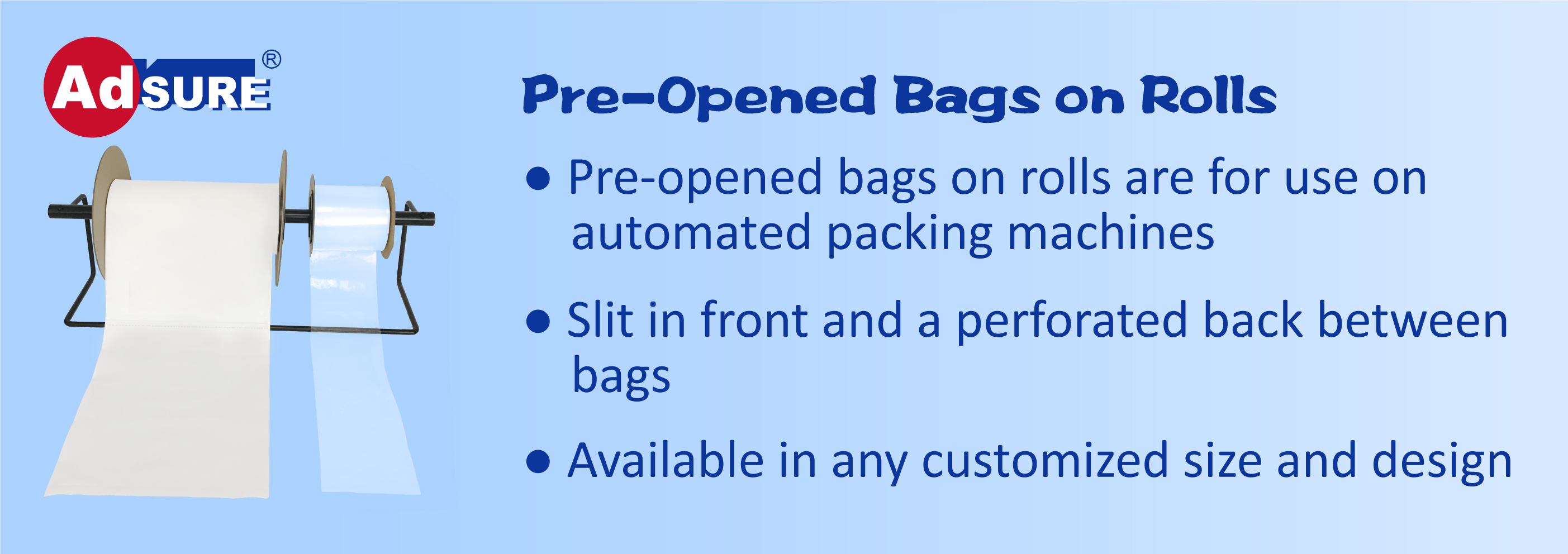 Feature of Auto Pre Opened Bags on Rolls
