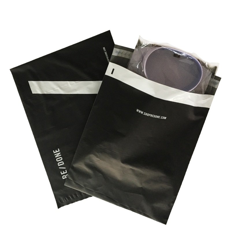 Custom Matte Black Poly Mailers | Adsure