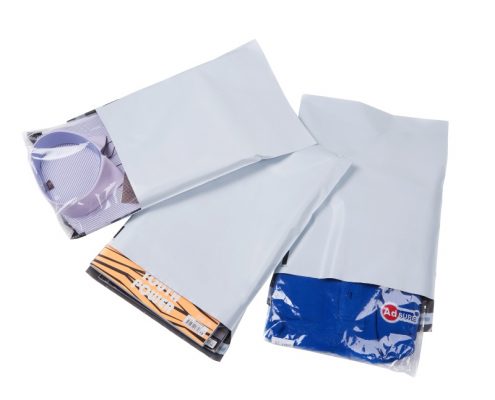 Plain White Poly Mailers