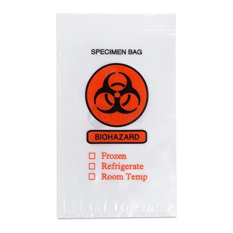 specimen bags with dual pocket
